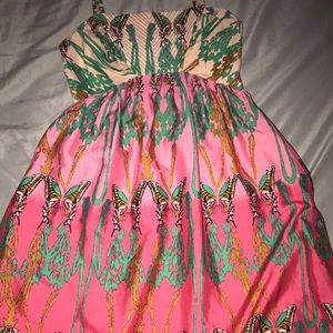 Pink silk dress 👗